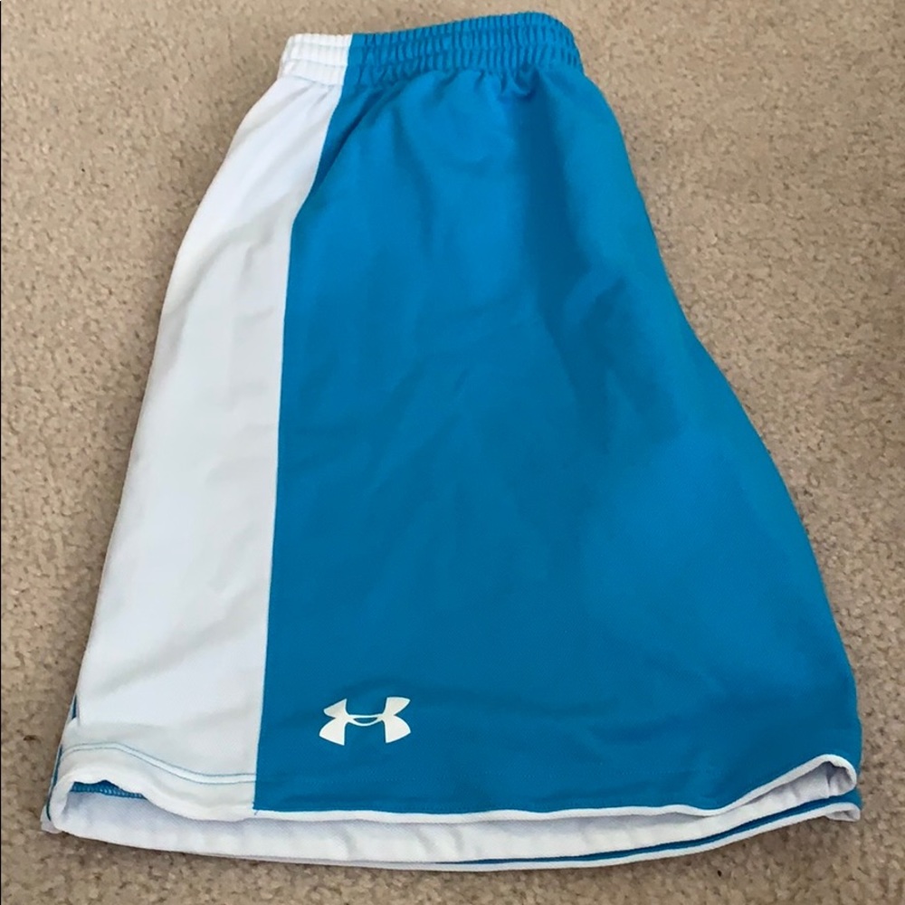 UA youth basketball shorts